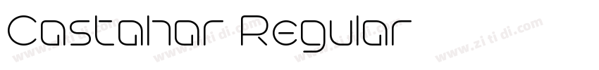 Castahar Regular字体转换 Castahar Regular字体转换